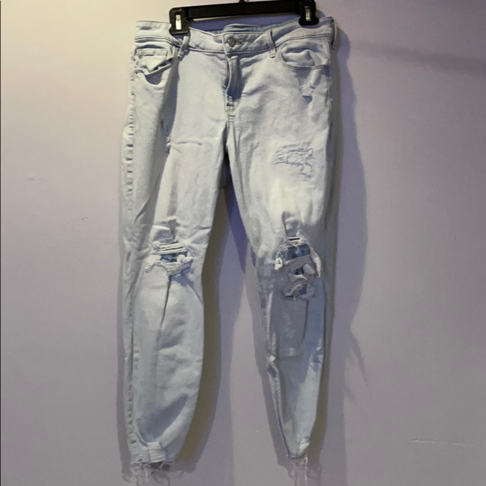 old navy - mid rise super skinny rockstar jeans